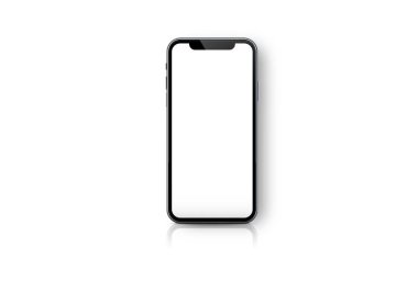 akıllı telefon 3D render mockup illüstrasyon