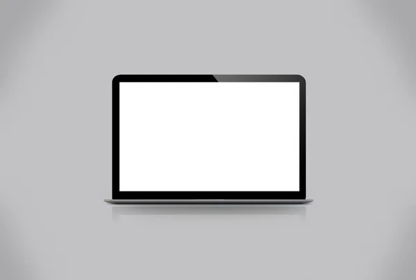 Laptop Renderowanie Ilustracja Makieta — Zdjęcie stockowe