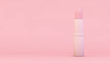 pembe arka plan 3d render pembe ruj 