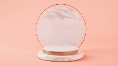 Ürün sunumu için boş aşama 3d oluşturma