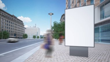 Sokak reklamları 3D görüntüleme