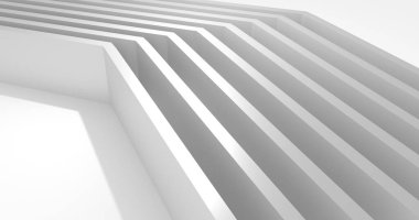 Beyaz arkaplanda eğri çizgiler