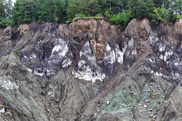 Salt Hills Lopatari Buzau County Romania Surface Salt Deposit — Stock Photo, Image