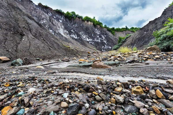Salt Hills Lopatari Buzau County Romania Surface Salt Deposit — Stock Photo, Image