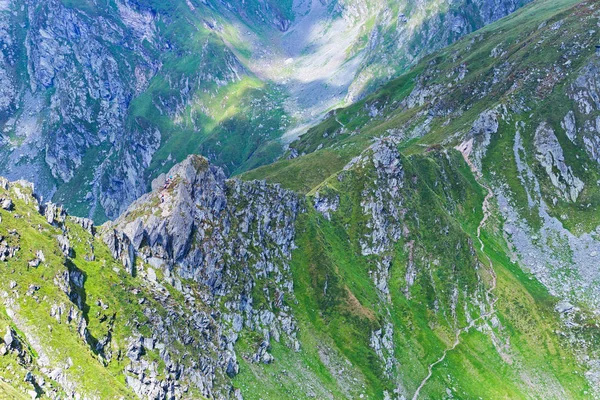 Szlak turystyczny w Fagaras — Zdjęcie stockowe