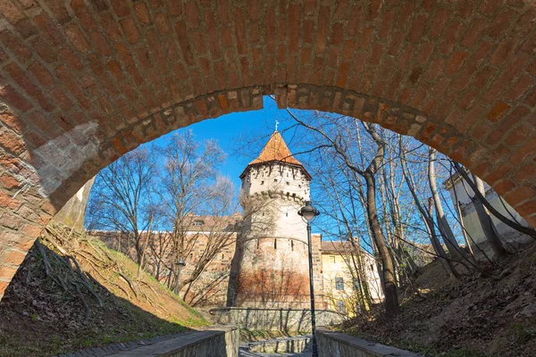 Sibius befästnings murar — Stockfoto