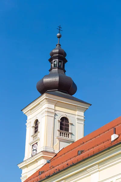 Torres do centro da cidade de Sibiu — Fotografia de Stock