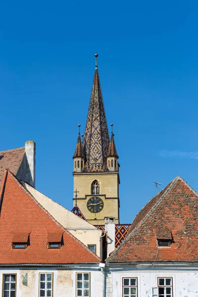 Sibiu Protestan Katedrali — Stok fotoğraf