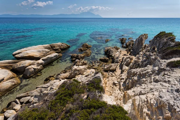 Sarti Yunanistan Platanitsi plaj