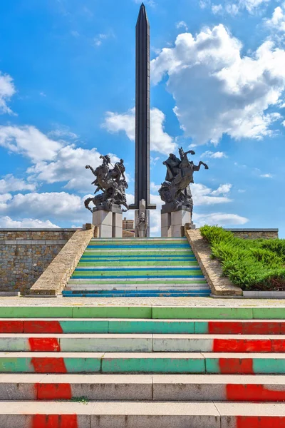 Asen Dinastia Monumento Veliko Tarnovo Città Turistica Bulgaria — Foto Stock