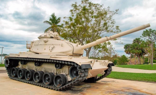 Tanque Batalha Localizado Parque Público Lauderdale Flórida — Fotografia de Stock