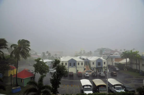 Tempesta Tropicale Sull Isola Beef Nei Caraibi — Foto Stock