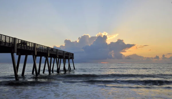 Vero Beach Pier Gelegen Aan Vero Beach Florida — Stockfoto