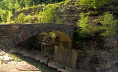 Letchworth Falls State Park upsate New York'ta