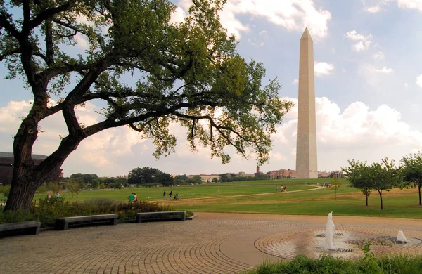 Вид Пам Ятника Вашингтона Вашингтоні Округ Колумбія — стокове фото
