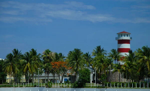 Utsikt Över Freeport Bahamas Fyr — Stockfoto