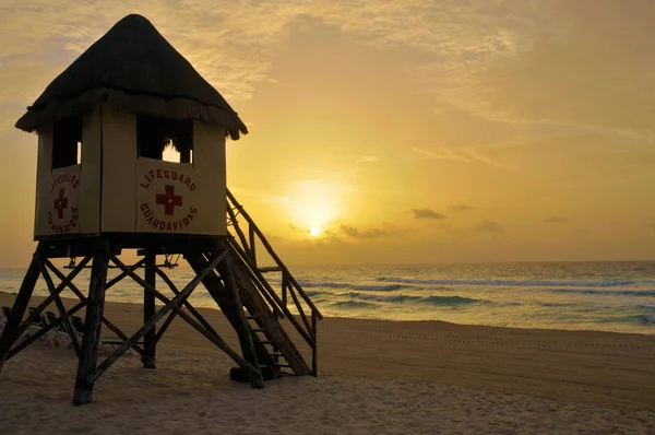 Sunrise Beach Cancun Mexico — Stock Photo, Image