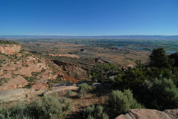 Blick Vom Colorado National Monument Nationalpark Der Nähe Der Großen — Stockfoto