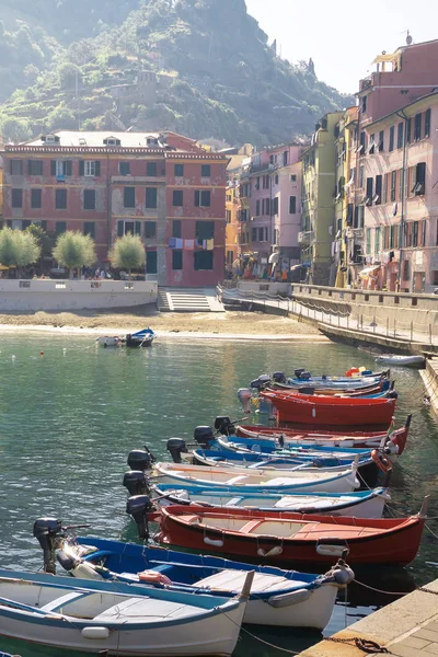 Vernazza Olaszország Specia Megyéhez Tartozik Liguria Regione Augusztus 2018 Színes — Stock Fotó