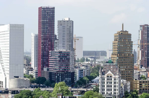 Rotterdam Netherlands Juni 2018 Weergave Van Residentiële Ontwikkelingen Wijnhaveneiland Dwerg — Stockfoto