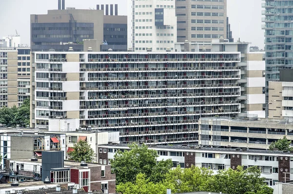 Rotterdam Pays Bas Juin 2018 Des Bâtiments Appartement Dans Zone — Photo