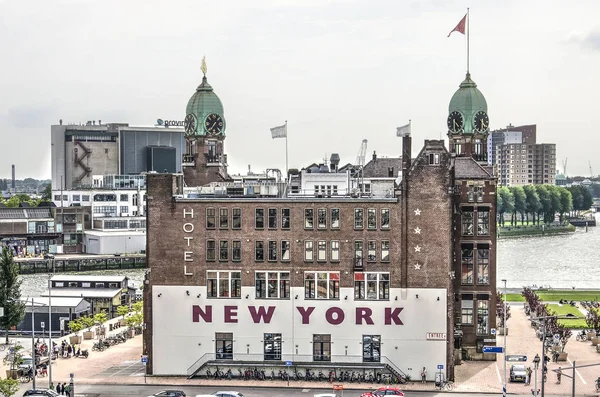 Rotterdam Nederland Juni 2018 Hotel New York Wilhelminapier Gebouwd Vroege — Stockfoto