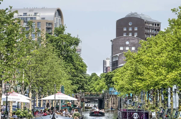 Haya Den Haag Países Bajos Mayo 2018 Cafeterías Aire Libre — Foto de Stock