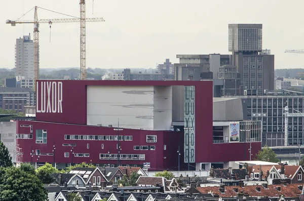 Rotterdam Netherlands September 2018 Luchtfoto Van Het Nieuwe Luxor Theater — Stockfoto