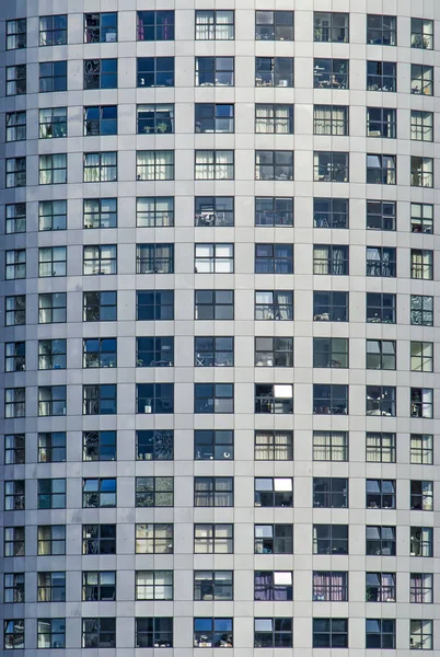 Rotterdam Netherlands September 2018 Facade Weena Residential Tower Square Windows — Stock Photo, Image