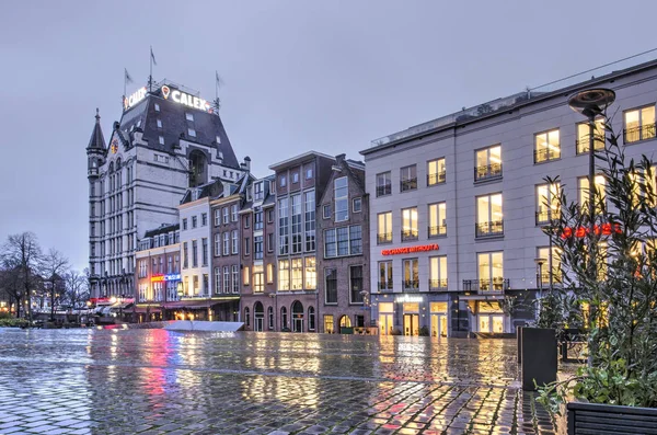 Rotterdam Netherlands January 2019 Historic Buildings Including White House Gelderseplein — Stock Photo, Image
