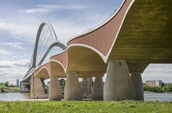 Nijmegen Holanda Abril 2019 Concreto Tijolo Aço São Usados Nova — Fotografia de Stock