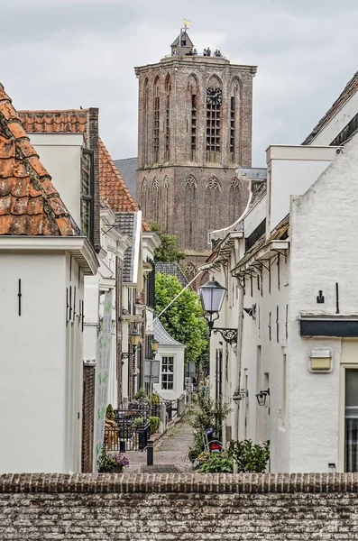 Elburg Netherlands August 2019 View Ramparts Street Old Fortified Town — Stock Photo, Image