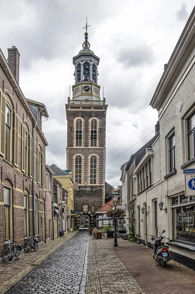 Kampen Nederland Juli 2019 Uitzicht Langs Torenstraat Torenstraat Met 17E — Stockfoto