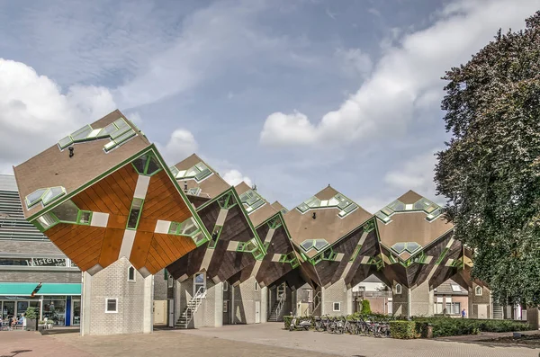 Helmond Netherlands August 2019 Six Well Known Cube Houses Built — Stock Photo, Image