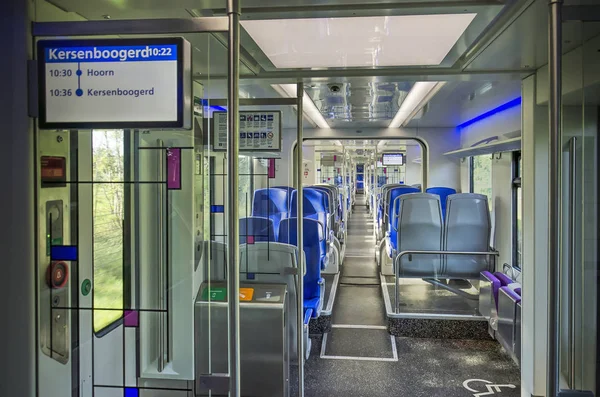 Hoorn Pays Bas Septembre 2019 Vue Sur Longueur Nouveau Train — Photo