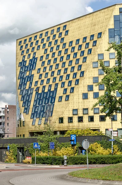 베르크 2020 네덜란드에서 고가교 건물중 하나인 시청의 서쪽면 — 스톡 사진