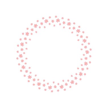 Vektör çiçek çelenk. Tebrik, kartlar tasarım düğün, davet için çerçeve çiçek.