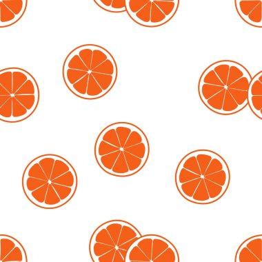 Portakal dilim seamless modeli. 