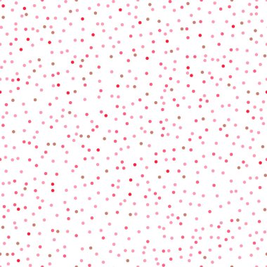 Vektör pembe konfeti ile seamless modeli. Küçük parçacıklar.