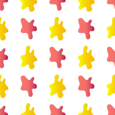 Vektör Dikişsiz desen renkli noktalar. Mürekkep noktalarından seamless modeli.