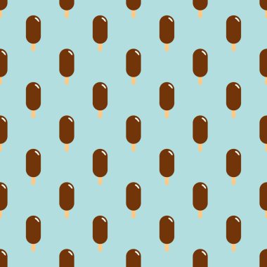 Vektör seamless modeli dondurma. Seamless modeli.