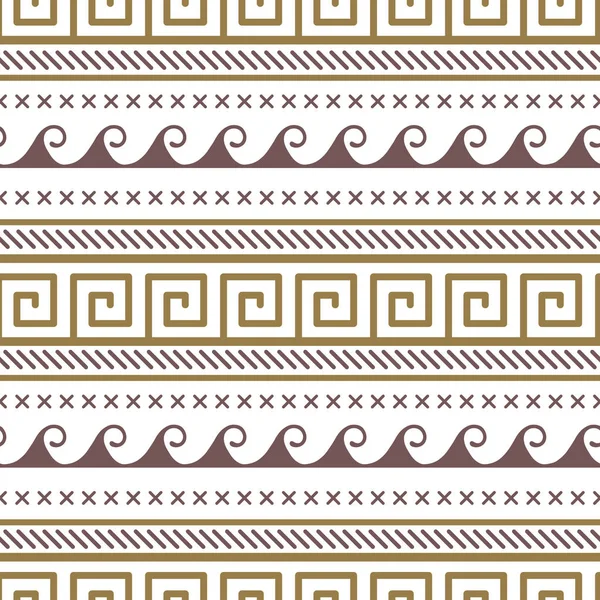 Seamless soyut tribal modeli. Yunan etnik seamless modeli.