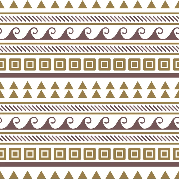 Vektör seamless soyut tribal modeli. Yunan etnik seamless modeli. 