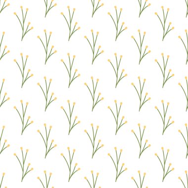 Vektör sorunsuz çiçek desenli. Çiçek seamless modeli.