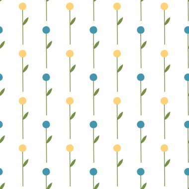 Kusursuz çiçek deseni.