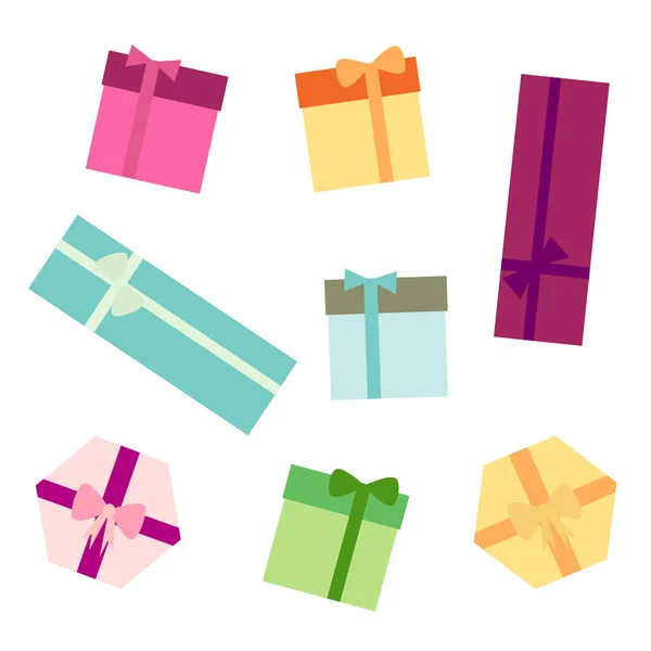 Vektor Illustration Der Geschenkbox — Stockvektor