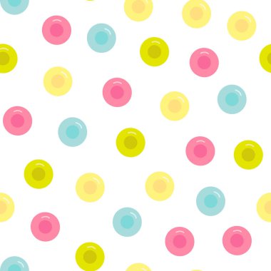 Vektör renkli şekerler ile seamless modeli. Tatlılar seamless modeli. 