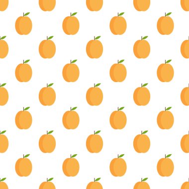 Vektör kayısı seamless modeli. Kayısı arka plan. 