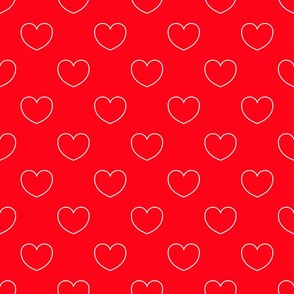 Patrón Sin Costura Vectorial Con Corazones Fondo Corazones Para Diseño — Vector de stock