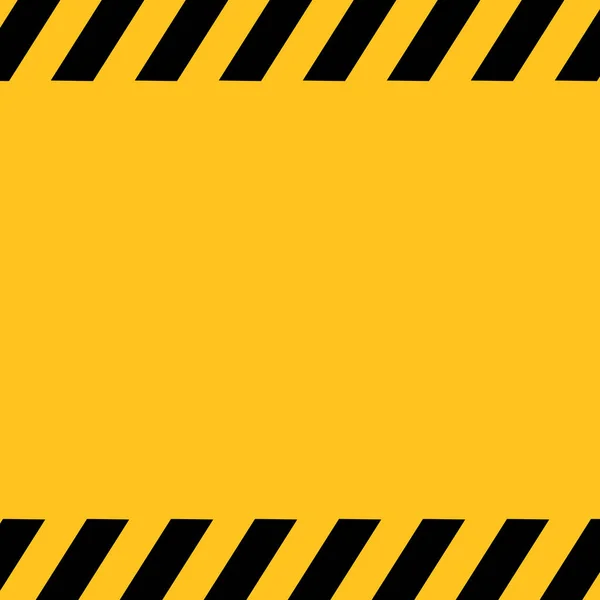Vektor schwarz-gelbes Warnband Hintergrund.. — Stockvektor